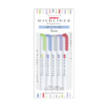 Zebra Mildliner Double-Ended Highlighter - Cool Set (5 pcs)