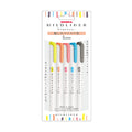 Zebra Mildliner Double-Ended Highlighter - Friendly Set (5 pcs)