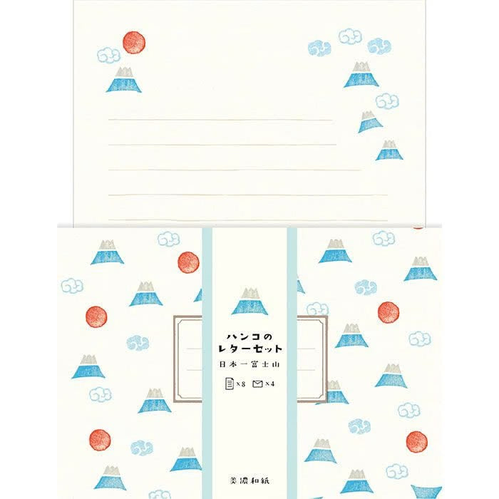 Furukawa Shiko Hanko Letter Set - Mt. Fuji