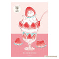 Furukawa Shiko x Tocorocomugi Risograph Postcard - Strawberry