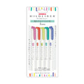 Zebra Mildliner Double-Ended Highlighter - Refresh Set (5 pcs)