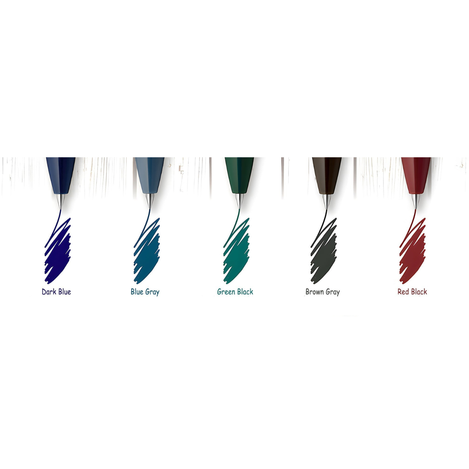 Zebra Sarasa Clip Vintage Gel Pen 0.5 mm - 5 Color Set A (0.5mm)