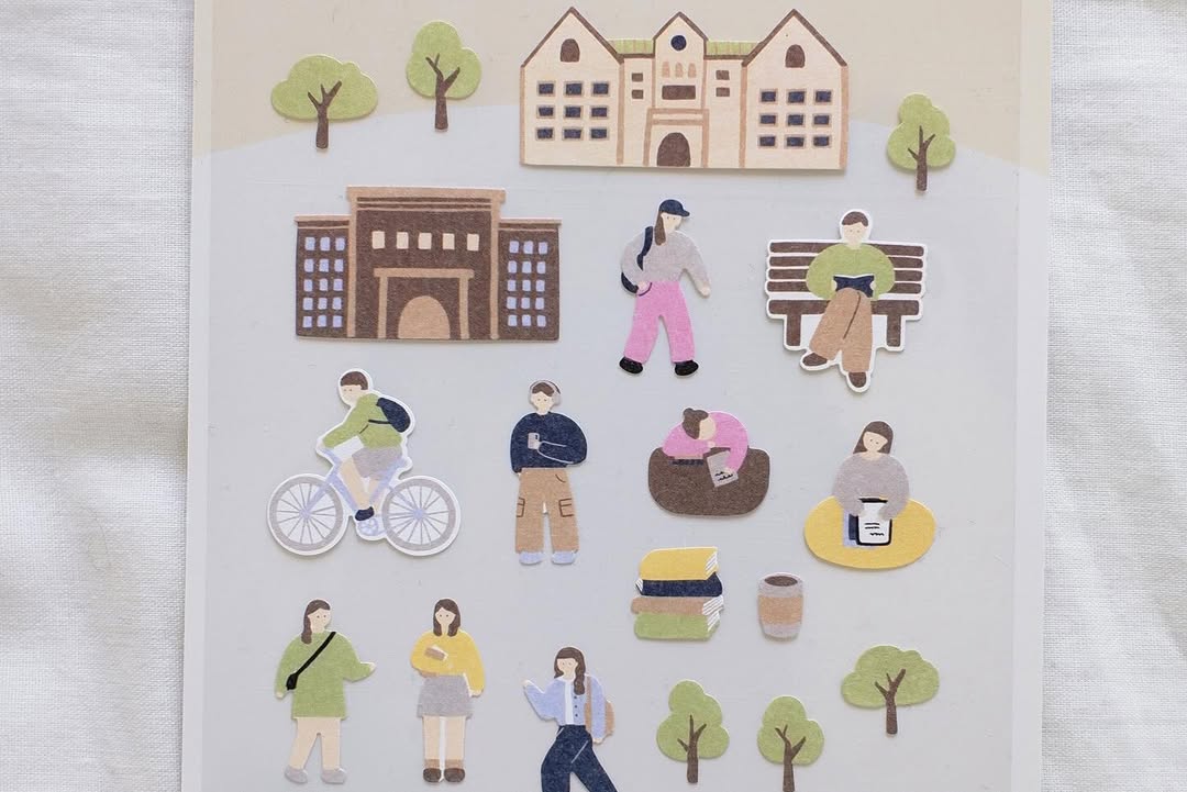 Suatelier Daily Deco Stickers - 1168 Campus