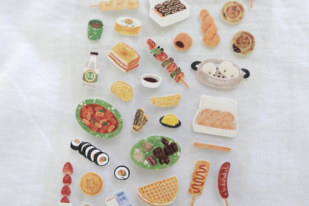 Suatelier Daily Deco Stickers - 1167 Street Food