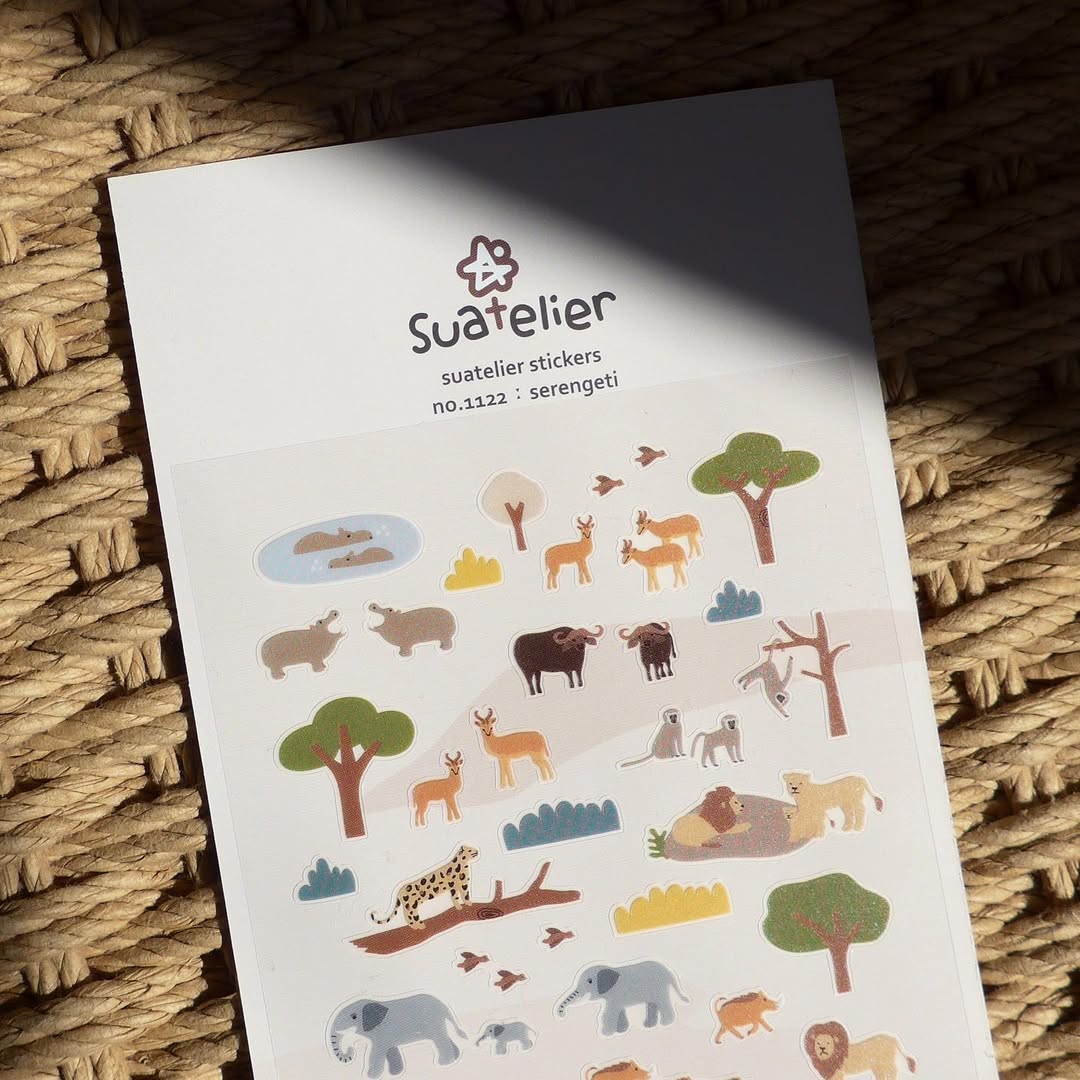 Suatelier Daily Deco Stickers - 1122 Serengeti