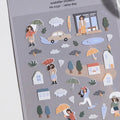 Suatelier Daily Deco Stickers - 1132 Rainy Day