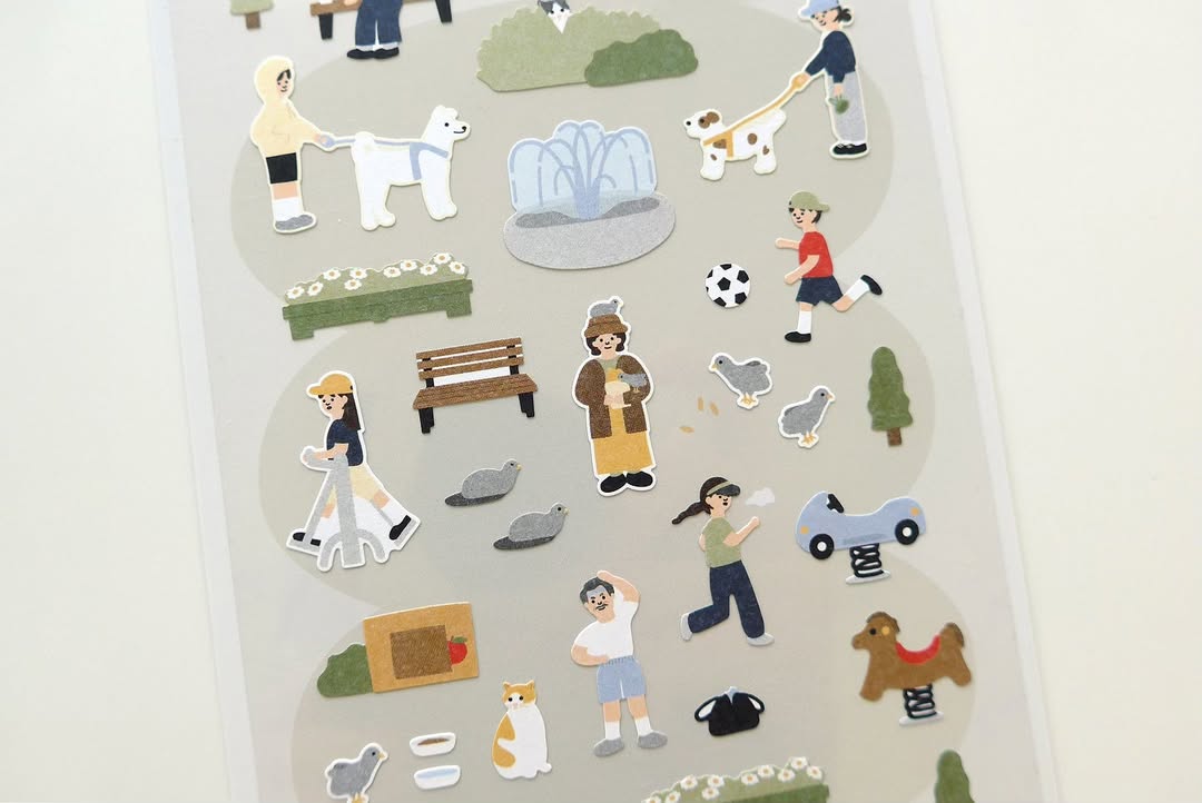 Suatelier Daily Deco Stickers - 1172 In the Park