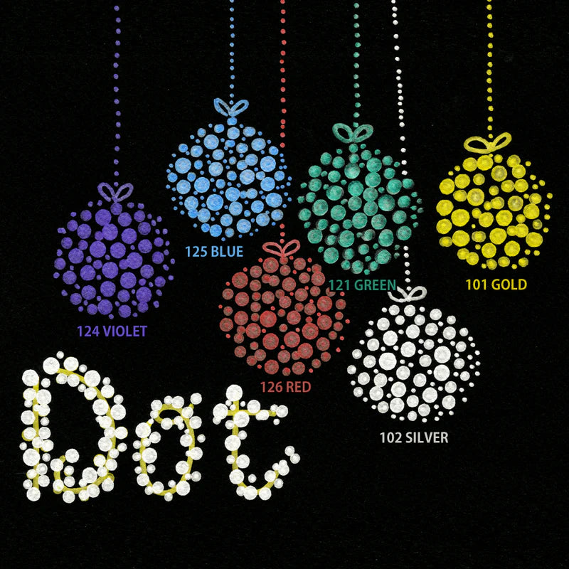 Kuretake ZIG Clean Color Dot Twin Tip Marker - Metallic Colors