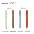 uniball One 3 3-Color Multi Gel Pen (0.38 & 0.5 mm)