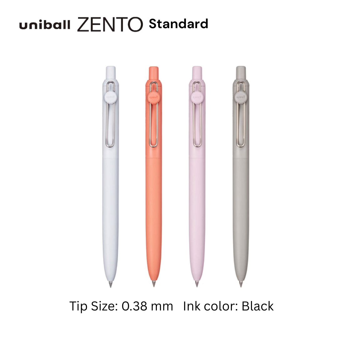 uniball ZENTO Standard Model Water-Based Ballpoint Pen (0.38 mm)