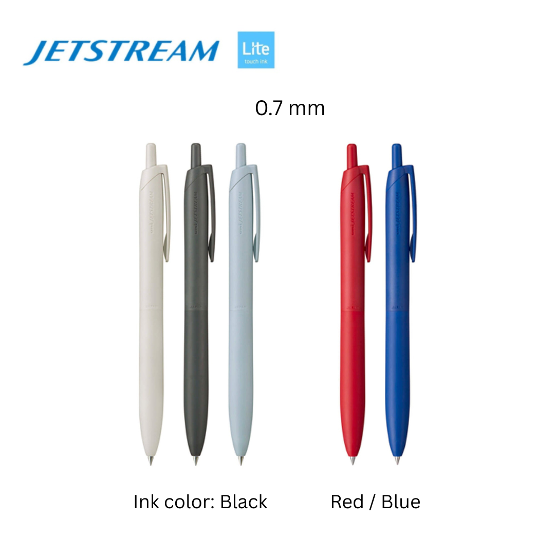 uni Jetstream Lite Touch Ink Ballpoint Pen (0.5 & 0.7 mm)