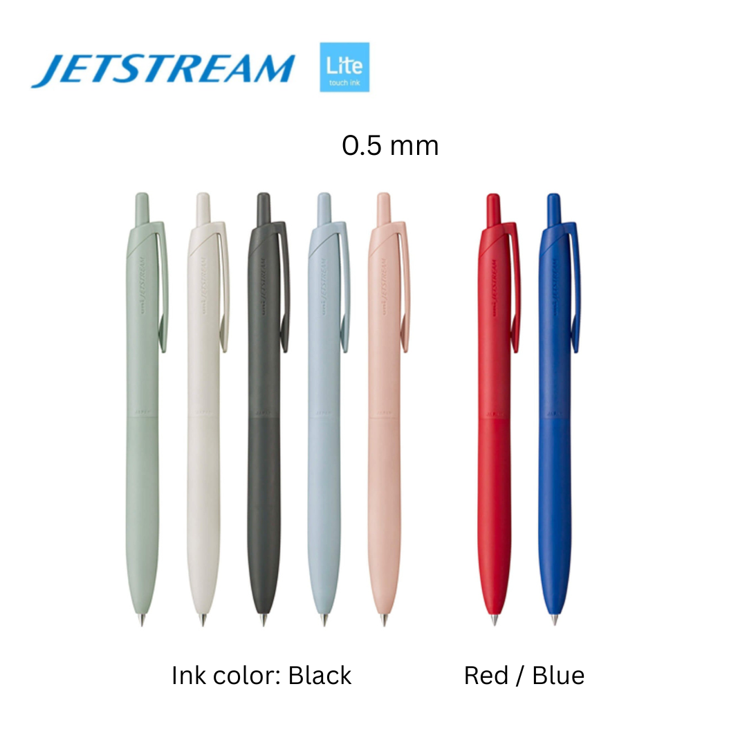 uni Jetstream Lite Touch Ink Ballpoint Pen (0.5 & 0.7 mm)