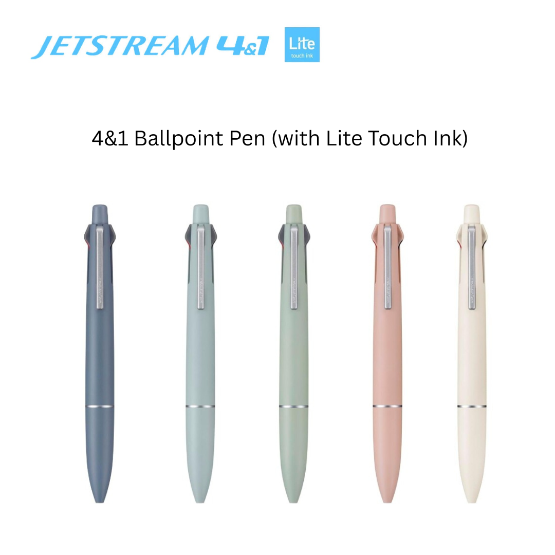 uni Jetstream 4&1 Lite Touch Ink Multi Ballpoint Pen