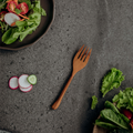 Wooden Dinner Fork & Spoon