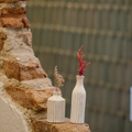 White Shinogi Single-Stem Vase (4 Designs)