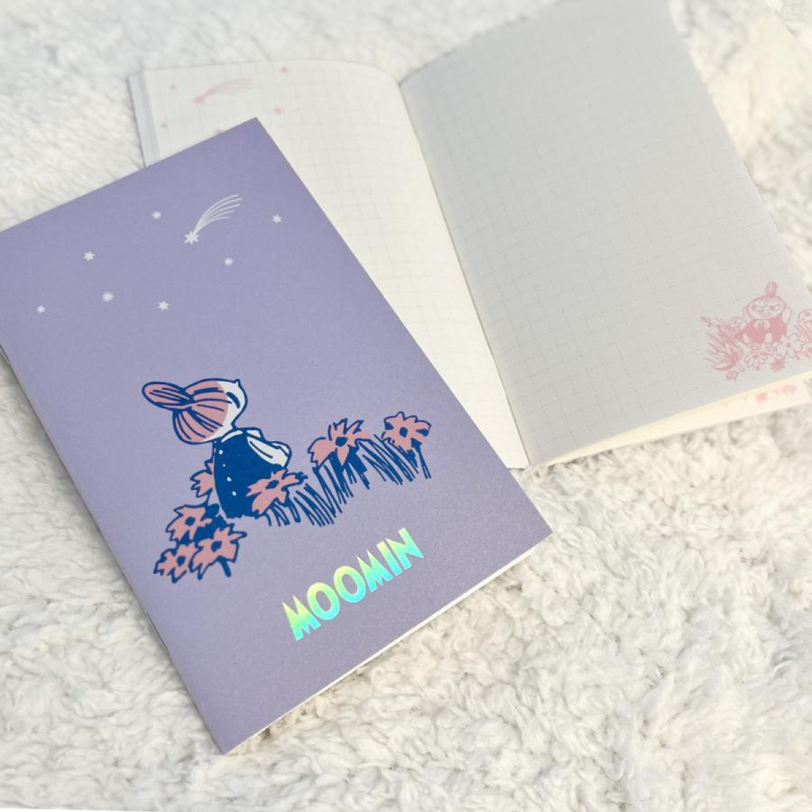 Moomin Aurora A6 Mini Notebook (Grid Pages) - Little My