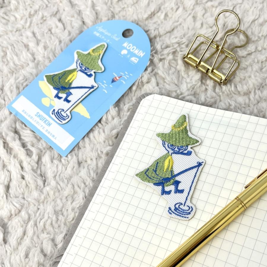 Moomin 2-Way Embroidered Patch (Sticker & Iron-on) - Snufkin