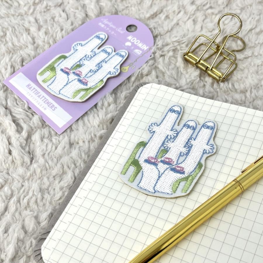 Moomin 2-Way Embroidered Patch (Sticker & Iron-on) - Hattifatteners