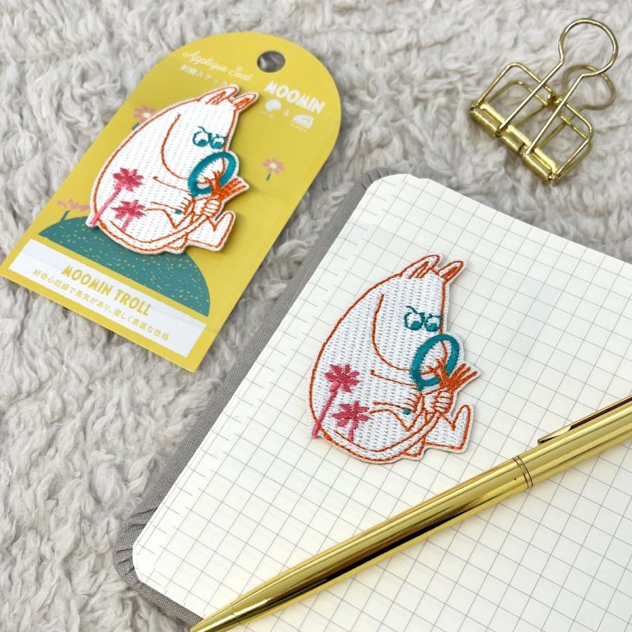 Moomin 2-Way Embroidered Patch (Sticker & Iron-on) - Moomin