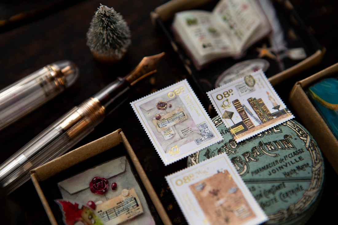 OURS Foil Stamp Stickers (2 Sheets) - Desk of Botanist