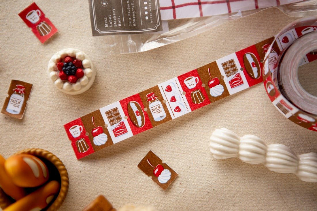 OURS Label Sticker Roll - Afternoon Tea Time