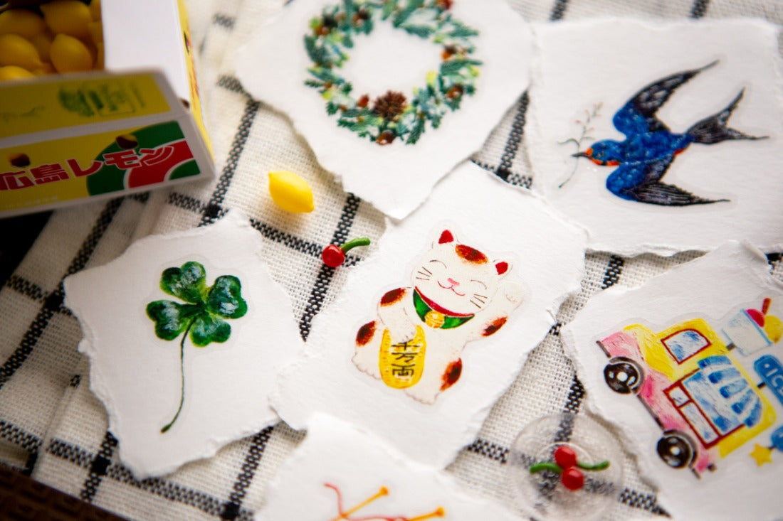 OURS Kiss-Cut PET Tape Stickers (4 cm) - The Fortune