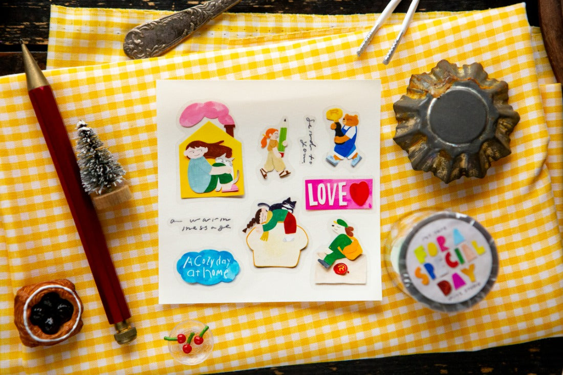 OURS Kiss-Cut PET Tape Stickers - For a Special Day  (4 cm x 5 m)