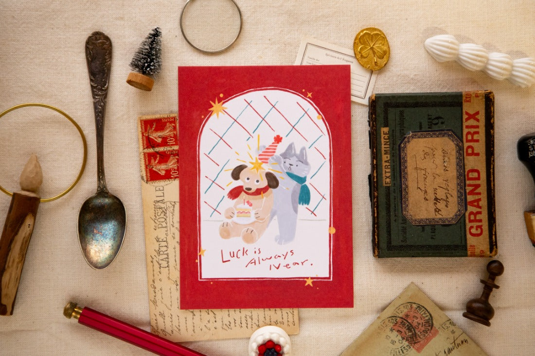 OURS Lucky Star Postcard - Surprise