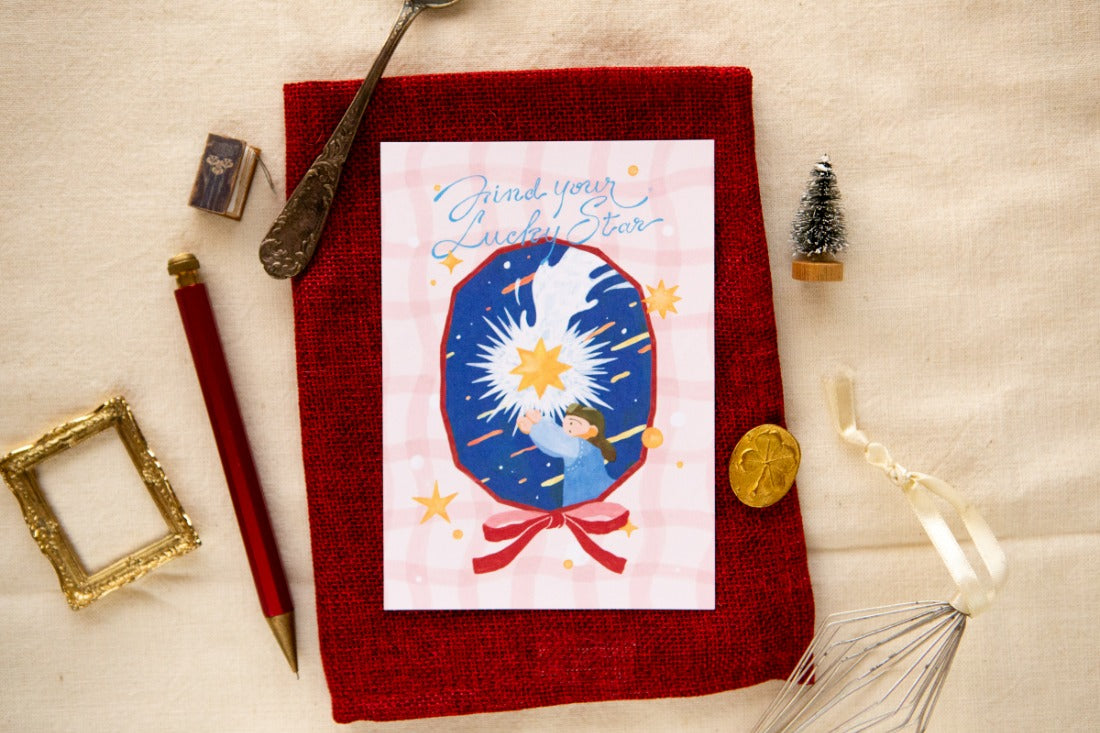 OURS Lucky Star Postcard - Wish