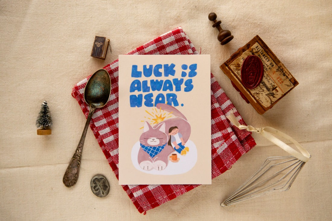 OURS Lucky Star Postcard - Little Break