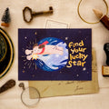 OURS Lucky Star Postcard - I Found a Star!