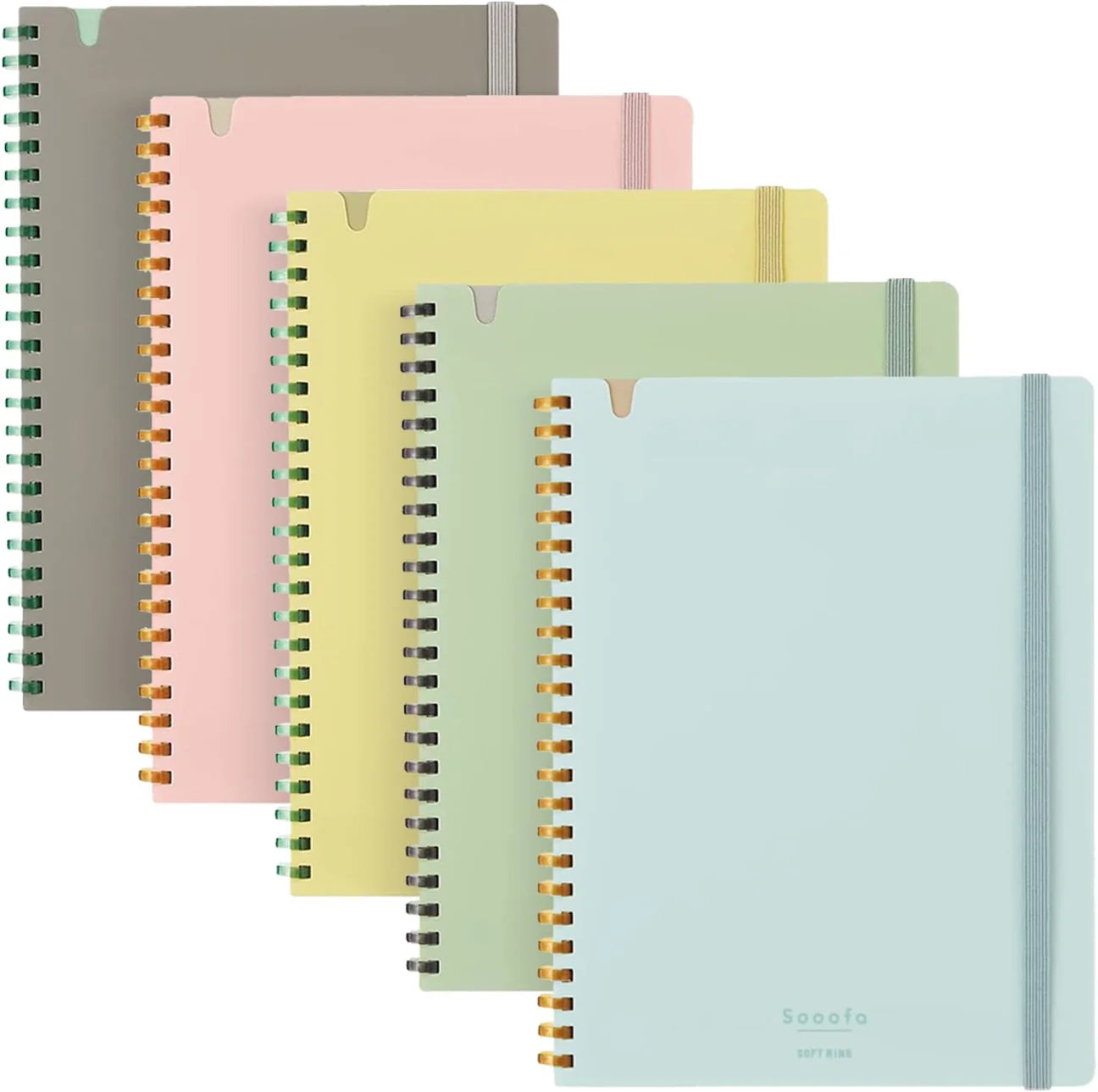 KOKUYO Soft Ring Notebook Sooofa Grid Pages (A5, B6)