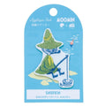 Moomin 2-Way Embroidered Patch (Sticker & Iron-on) - Snufkin