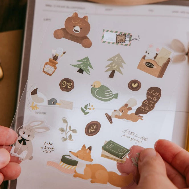wwiinngg PET Sticker - Letters From The Woods
