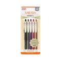 Zebra Sarasa Clip Gel Pen - Vintage 5 Color Set B (0.5 mm)